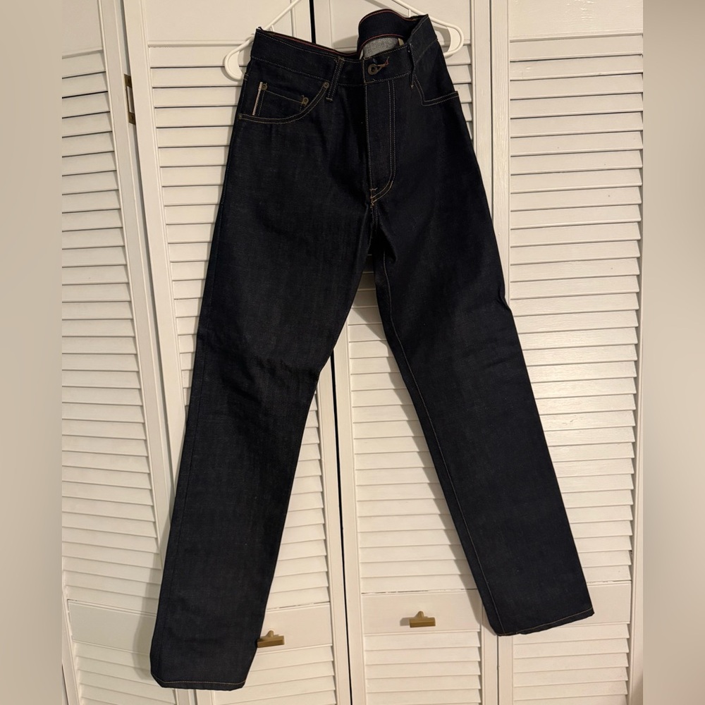 Dark Wash Raleigh Denim Workshop Men’s Jeans NWT 32